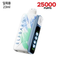 [엘프바] 아이스킹 미네랄워터 일회용 전자담배 25000puffs