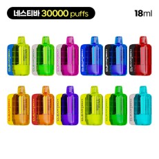 [네스티바] 클리어 일회용 전자담배 30000puffs