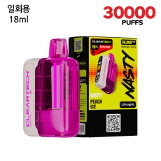 [네스티바] 클리어 피치아이스 일회용 전자담배 30000puffs